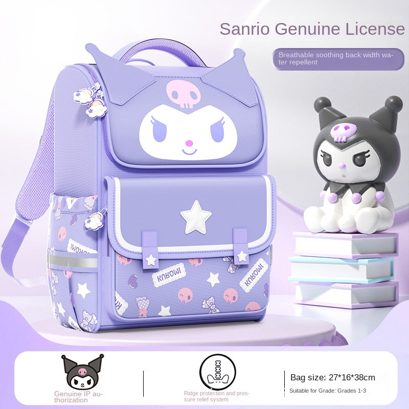 Cromi Backpack for Girls and Children in Grades 1-6 - Spine Protection and Load Reduction