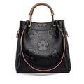 Handbag Women's Fashion Embossed Tote Bag Large Capacity Maternity Bucket Bag