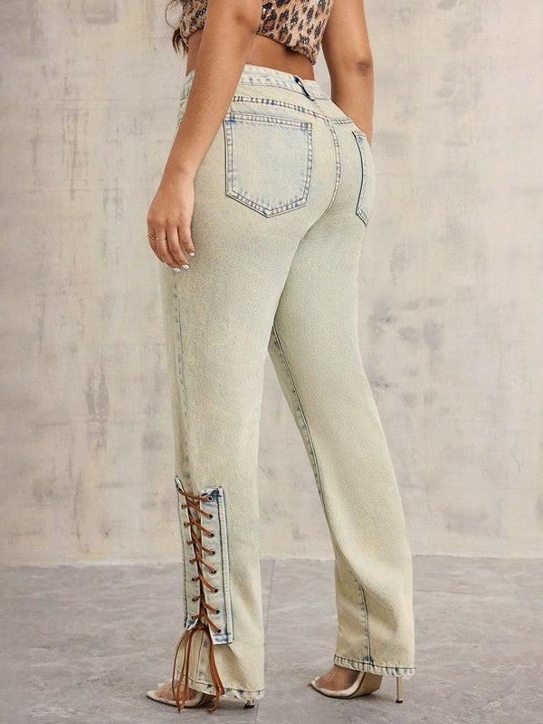 classic WOMEN FASHION DENIM PANTS