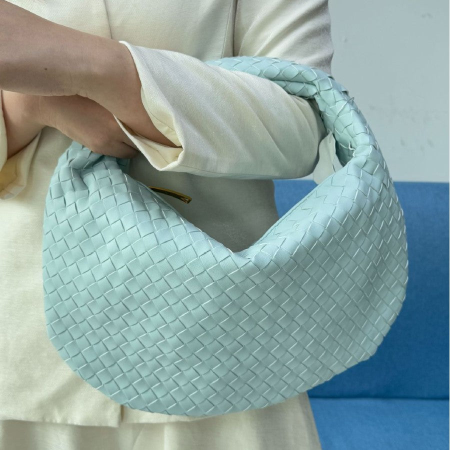 Large size women's woven bag large capacity hand-held armpit bag women's bag