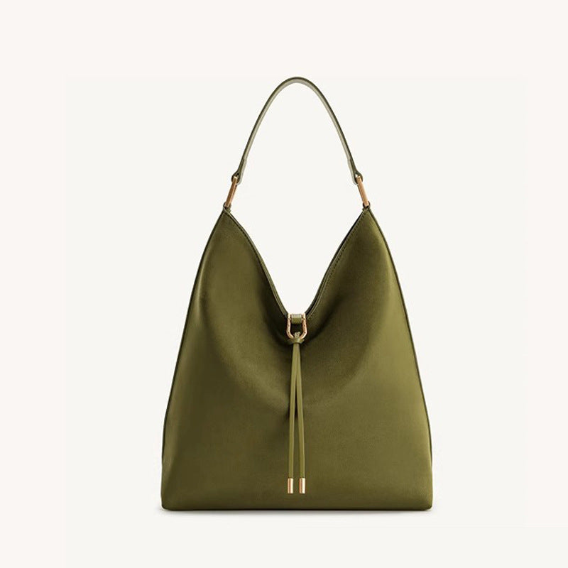 Tote bag with large capacity and lazy feeling single shoulder armpit bag