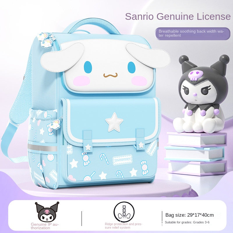 Cromi Backpack for Girls and Children in Grades 1-6 - Spine Protection and Load Reduction