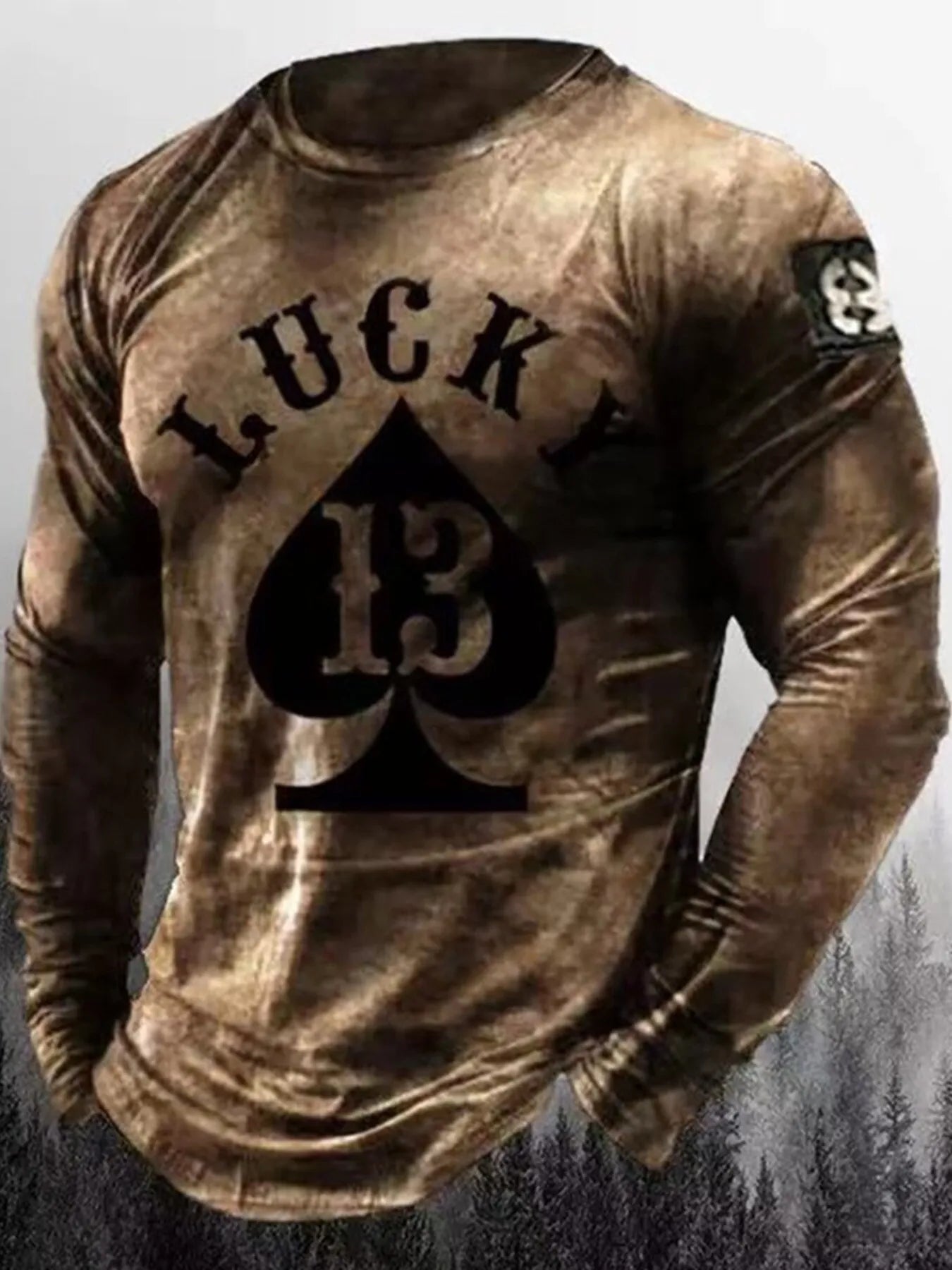 Full Size Graphic Tee / Men's Graphic Tee / Plus Size Graphic Tee / Graphic Long Sleeve Tee / Casual Graphic T-Shirt / Men's Printed Tee / Everyday Graphic Shirt / Comfort Fit Graphic Tee / Classic Graphic Long Sleeve / Men's Casual Graphic Top / Full Fit Graphic Tee