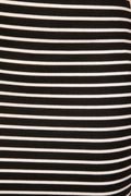 Women's Rib Knit Striped Bodycon Maxi Slip Dress