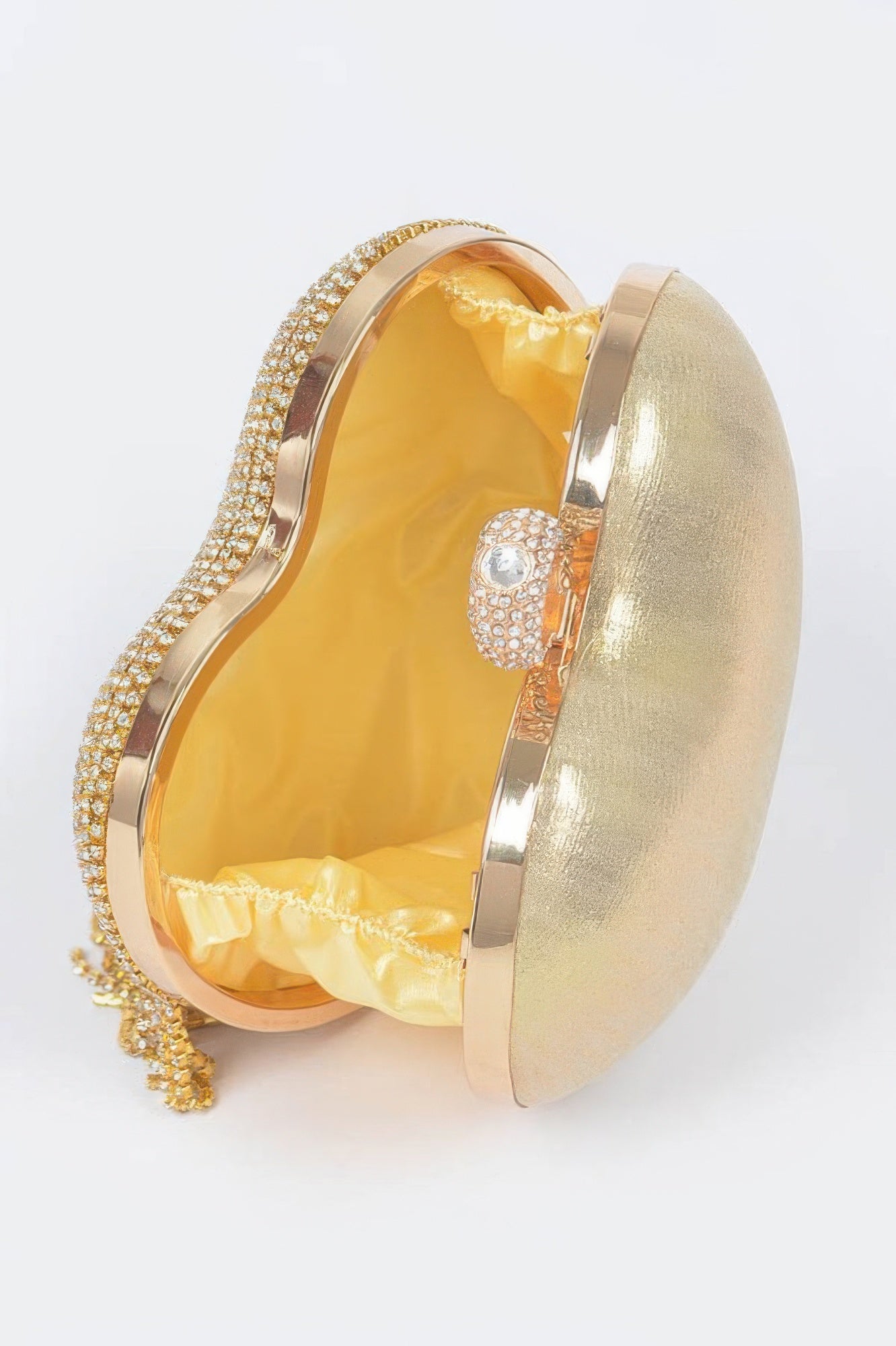 Rhinestone Fringe Heart Shape Party Bag