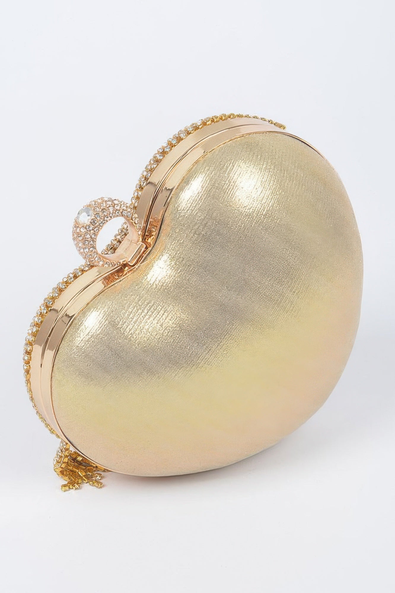 Rhinestone Fringe Heart Shape Party Bag